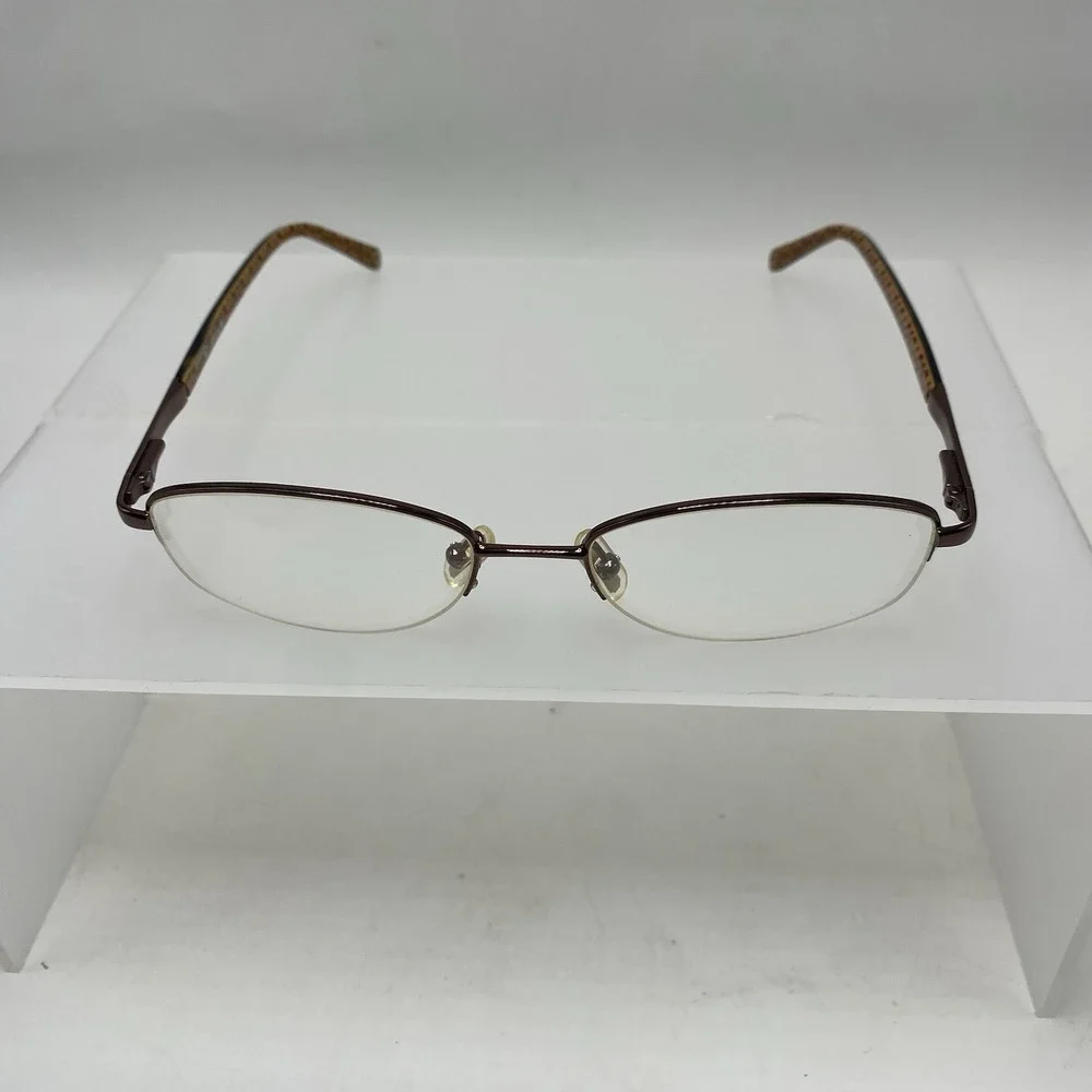 Coach Eyeglasses Sunglasses FRAMES ONLY Faye 53-18-140 Brown Tortoise 202